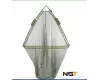 Karper/Snoek net met 2 net floats en V Block 41"107cm Groen