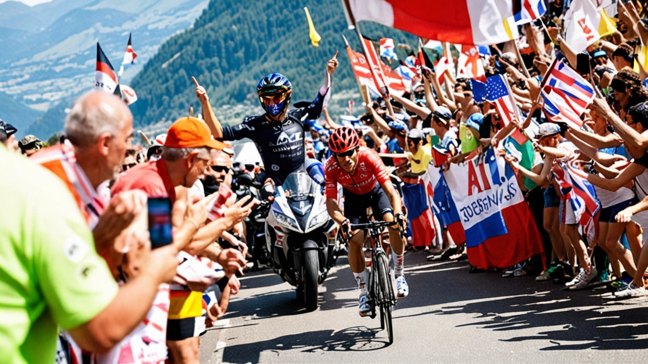 Richard Carapaz Triomfeert in Spannende 17e Etappe van de Tour de France
